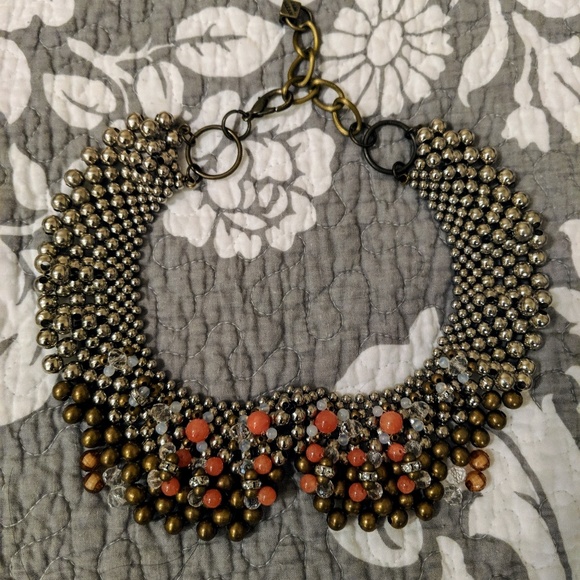 Anthropologie Jewelry - Anthropologie Peter Pan boho collar necklace